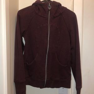 Maroon Lululemon Scuba Hoodie